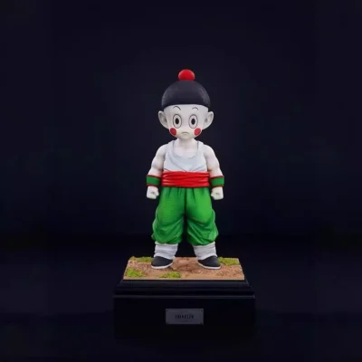 17cm Dragon Ball Tien Shinhan Action Figure Tien Shinhan Figurine Chiaotzu Pvc Model Statue Doll Collection Decoration Toys Gift