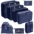 9 pcs navy blue