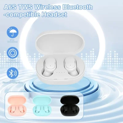 NEW A6S TWS 5.0 Wireless Bluetooth Earphones sport Earbuds Bluetooth Headset With Mic For Xiaomi Samsung Huawei smartphone