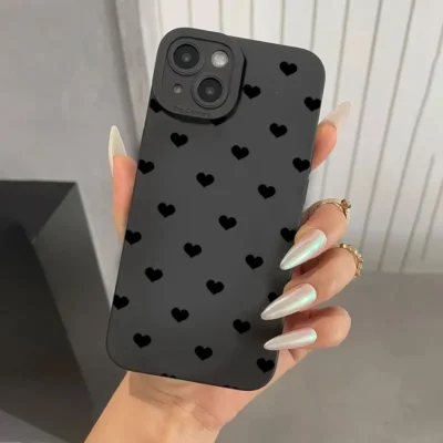 Heart Graphic Protective Case For Samsung Galaxy S25 S24 Ultra Plus FE S23 S22 A56 A36 A16 A15 A35 A55 A34 A54 A33 A53 5G Cover
