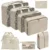 9 pcs beige