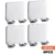 white 4pcs