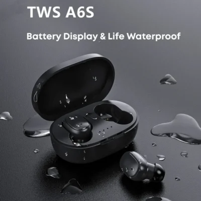 A6S TWS Wireless Bluetooth Headset With Microphones Sports Earbuds Earphones Noise-cancelling Earplug Mini Headphones Hands-free