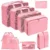 9 pcs pink