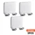 white 3pcs