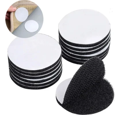 10-20 Pairs Strong Self Adhesive Fastener Nylon Hook Dots Stickers Adhesive Tape For Bed Sheet Sofa Mat Carpet Anti Slip Mat