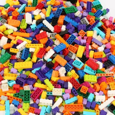1000PCS DIY building blocks bulk set Urban creative Classic building blocks Assembled birthday gift children's educational toys