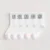 5 Pairs White