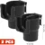BLACK 2PCS