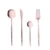 4pcs cutlery pink