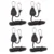 G867-2m black 4pcs