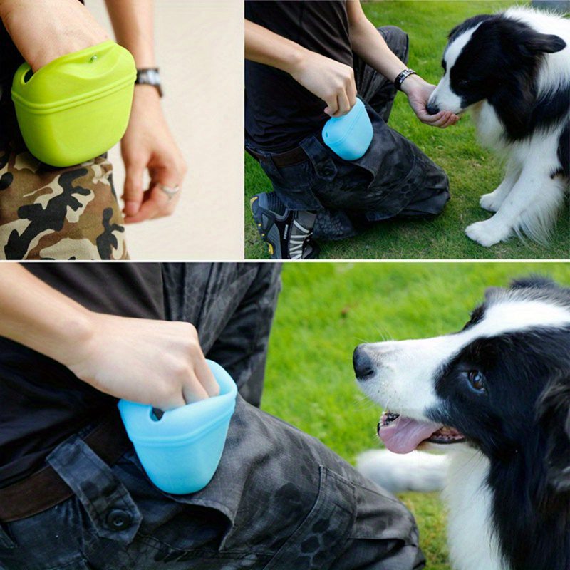 Portable Dog Training Bag - Convenient with Treat Pouch and Food Dispenser