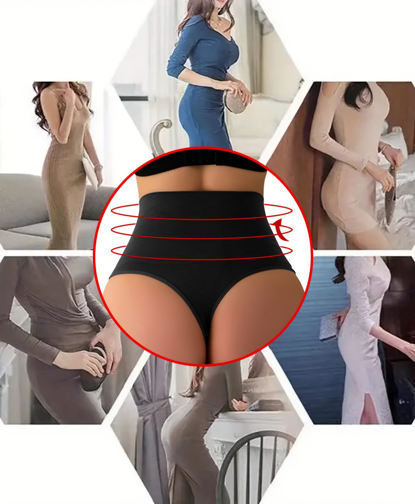 Comfy High Waist Breathable Tummy Control Shapewear - Sexy Panties for Women - Underwear