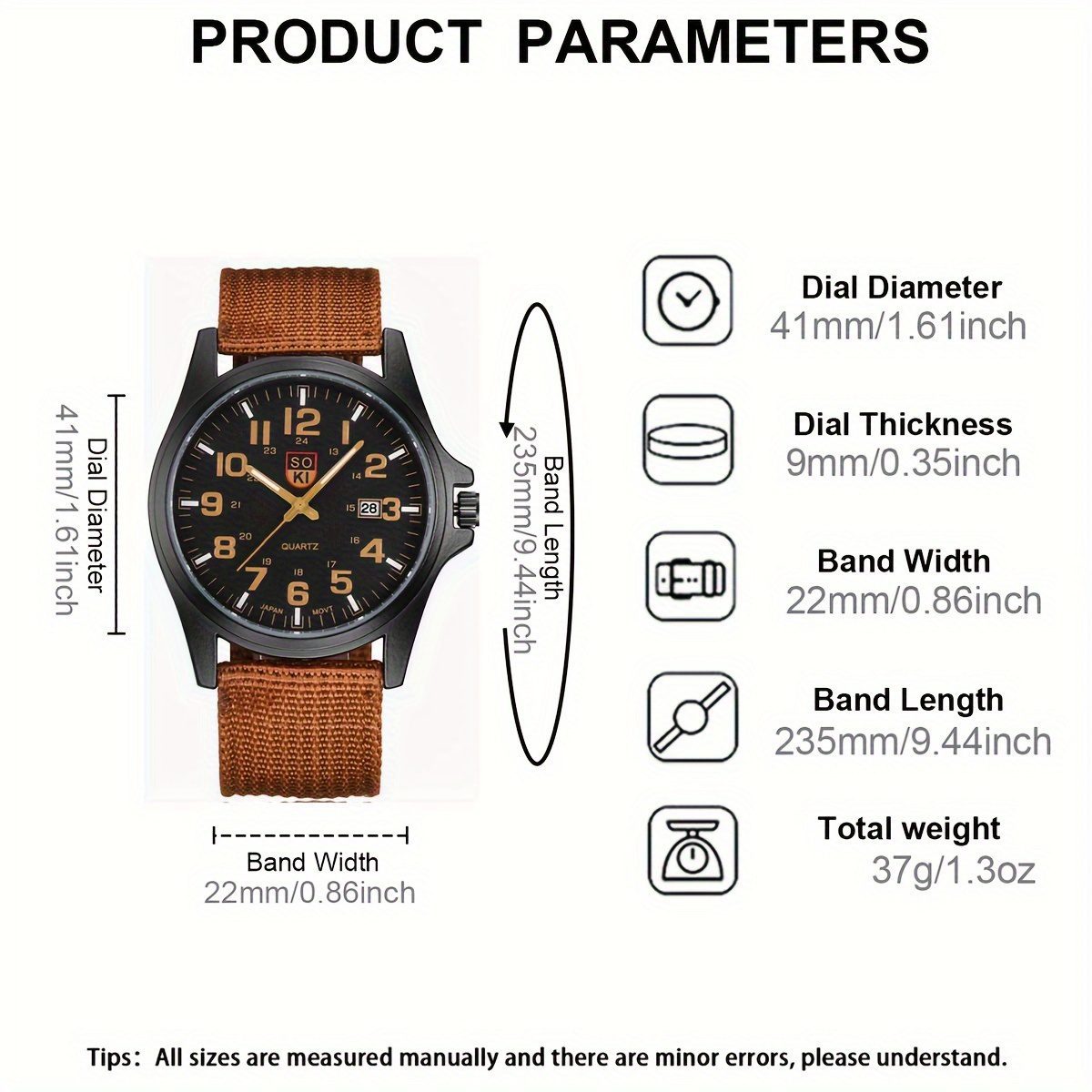 Middle East, Ramadan Men's Watch 4pcs/Set Calendar Fashionable Casual Digital Dial Quartz Watch Suitable for Men Party Holiday Birthday Wear Or As Brother The Best Gift for A for Man No Box
