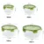 4Pcs Green