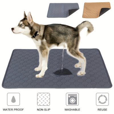 Washable & Reusable Pet Pee Pads - 4-Layer Training Mats for Dogs & Cats, Non-Slip, Easy to Clean - Ideal for Indoor & Outdoor Use