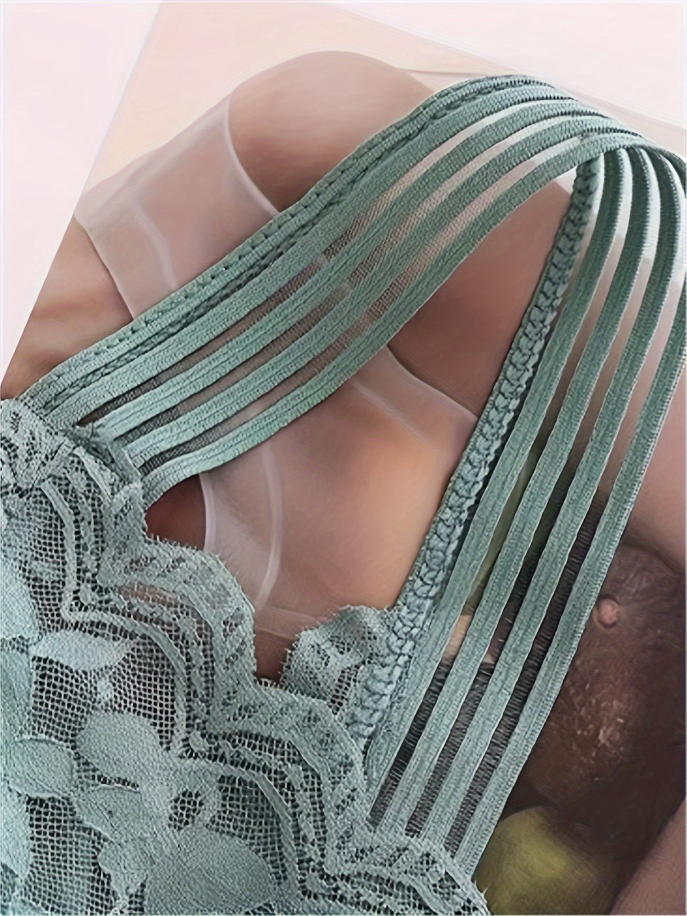 3pcs Women'S Lace Trim Wireless Bras - Ultra-Comfortable, Full Coverage, Elegant Style in Solid Colors with Removable Pads, High Support & Breathable for Casual Attire