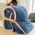 Sapphire blue-taffeta quilt