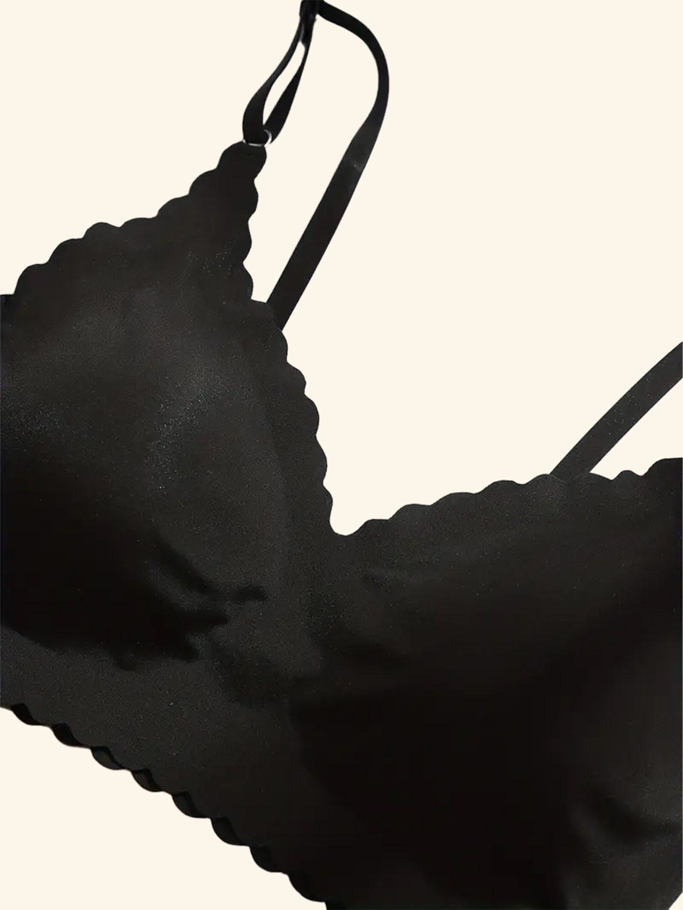 [3pcs High Comfort Wireless Bra] 3pcs/pack Women'S Wave Wireless Seamless Bra High Comfort Bra Removable Breast Pads Adjustable Straps Bra Breathable Wireless Bra Brown Black Soft V-Neck Yoga Running Women'S Underwear