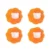 Orange 4 PCS