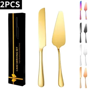 2/4Pcs Cake Knife Spatula Set Spatula Steak Spatula Bread Cutting Tool Cheese Knife Pie Pizza Stainless Steel Baking Tool Gift