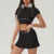 Black Skirt Set