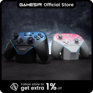 GameSir Super Nova Bluetooth Gamepad with Charging Dock, Wireless Gaming Controller for Nintendo Switch iPhone Android Phone PC