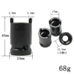 Angle Grinder Socket Wrench 1/2 Interface 12.5mm Manual Electric Pressure Plate Disassembly Socket Tool Accessories - Image 2