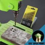 Perfactool 13pc HSS 1.5-6.5mm Round Shank Twist Drill Bit Set Titanium Coated Drilling Hole for Metal PVC Board - Image 6