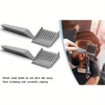 1PC Professional Long Handle Hair Cutting Clipper Comb for Men - Quality Cuts, Oil Head, Caliper, Sideburn Pushing - Image 2