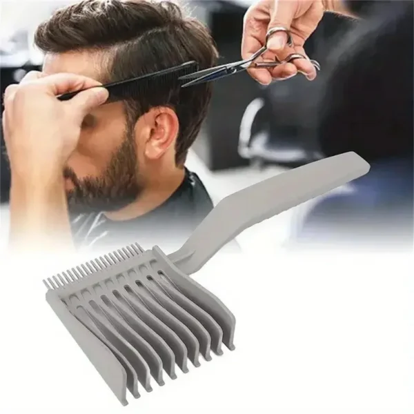 1PC Professional Long Handle Hair Cutting Clipper Comb for Men - Quality Cuts, Oil Head, Caliper, Sideburn Pushing - Image 1
