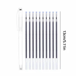 10pcs/Set Marker Pen High Temperature Traces Disappear For Patchwork Fabric PU Leather and Marking Sewing Supplies