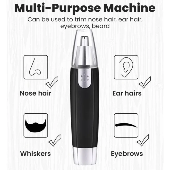 kf-S02a476d1c46f433daa9347a3f089ad77o Electric Nose Hair Trimmer Nose Hair Trimmer Eyebrow Shaver Nose Hair Trimmer Nose Hair Scissors - Image 5