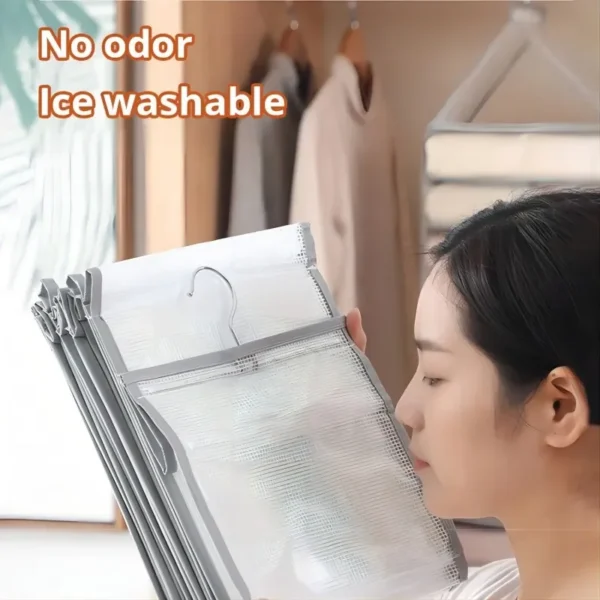 1pc Wardrobe Hanging Storage Bag Cabinet Organizer For Pants Socks T-Shirt Underwear Organizer Hanging Closet Organizer - Image 2