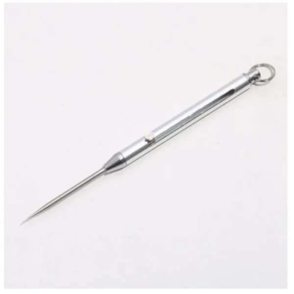 Portable Titanium Toothpicks Pocket Toothpicks Keychain Silver with Metal Toothpick Holder for Outdoor Picnic Camping Accessorie - Image 6