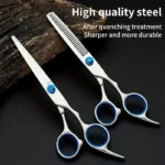 Hairdressing Scissors Stainless Steel Professional Hairdressing Scissors Cutting Thinning Scissors Barber Shear Home Salon - Image 4