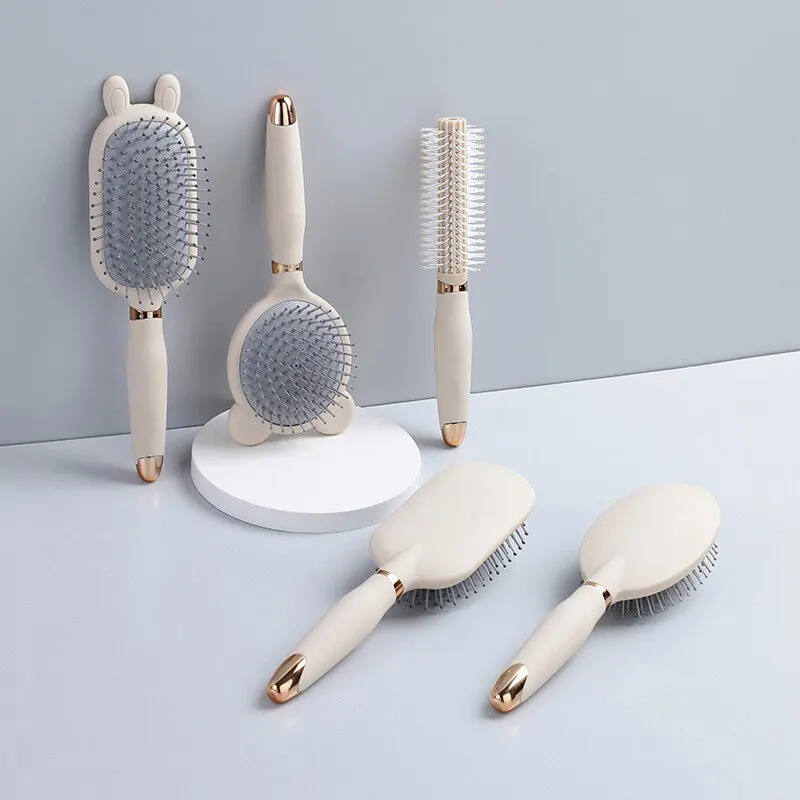 kf-S05ad7bb667884550afd437c53cd443a9B Cute Comb Anti Static Exhaust Air Cushion Comb Home Women Long Hair Curling Fluffy Air Bag Comb Head Massage Comb - Image 1
