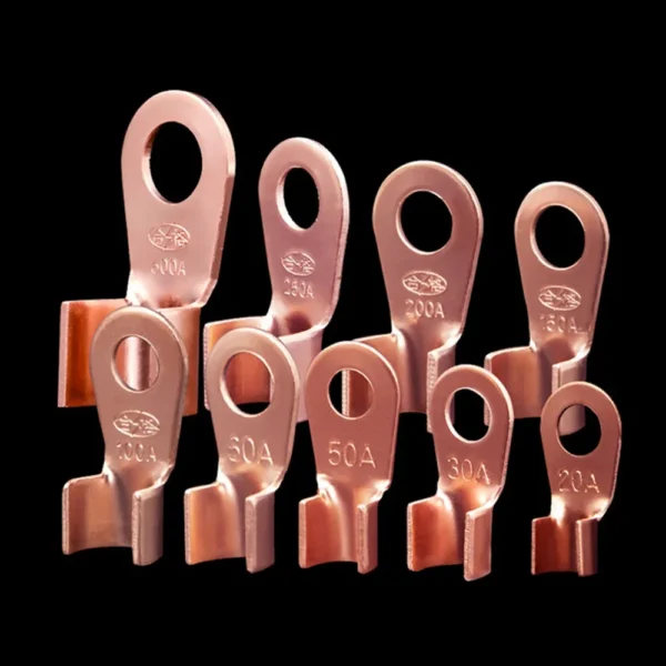 10/50PCS Copper OT Terminal Non-Insulated Wire Connector Bare Electrical Cable Terminals Lug Battery Ring Crimp Terminal 10-400A - Image 7