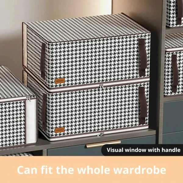 Thickened Non-woven Quilt Storage Bag For Household High-capacity Clothing Clothes Packaging Bag Organizing Luggage Bag - Image 2