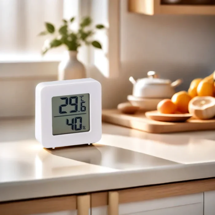 kf-S0c5444aa04b64326836d61b0a36a2b77V Mini LCD Hygrometer Thermometer Indoor Household New Digital Temperature Humidity Meter Digital Display Wall Mounted Sensor - Image 1
