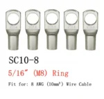 20PCS 4-25mm Assortment Tinned Copper Lugs Ring Crimp Terminals Battery Wire Welding Cable Connectors Kit - Image 3