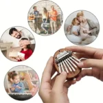 8 Key Mini Wooden Kalimba High Quality Exquisite Finger Thumb Piano Marimba Musical Good Accessory Pendant Gift - Image 3