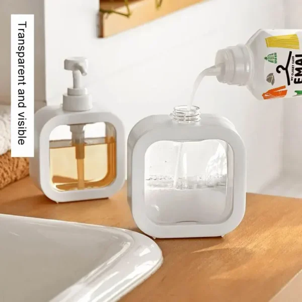 1pc Large Capacity Empty Bottle Laundry Detergent Dispensing Bottle and Shower Gel Detergent Dispensing Bottle - Image 3
