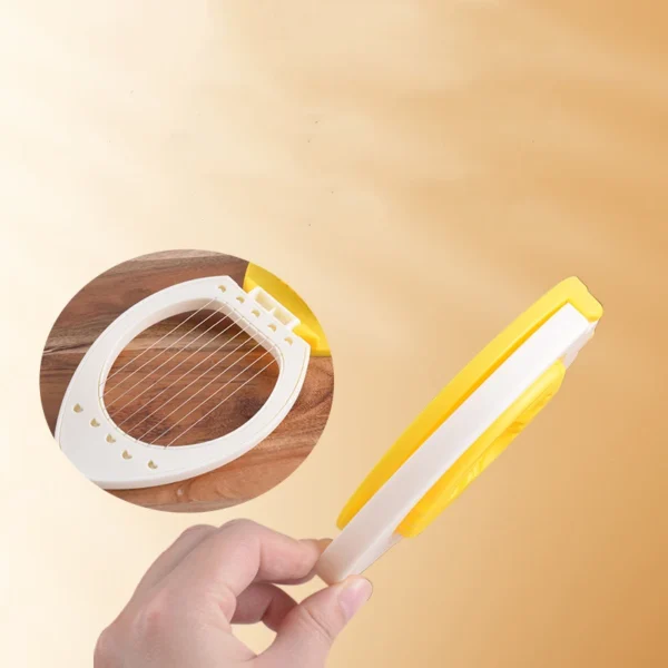 1pc Stainless Steel Multi-purpose Egg Cutter Light and Convenient Creative Egg Slicer Egg Divider Kitchen Accessory - Image 5
