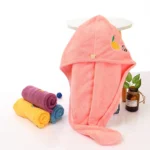 Dry Hair Cap Bath Cap with Water Absorption Fast Dry Hair Towel Being Soft without Falling Hair Super Strong Water Absorption - Image 5