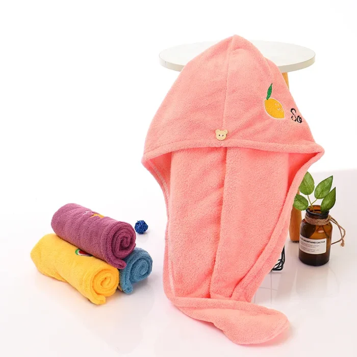 kf-S135e569a794d4b6b8a41c73c34c28a292 Dry Hair Cap Bath Cap with Water Absorption Fast Dry Hair Towel Being Soft without Falling Hair Super Strong Water Absorption - Image 5