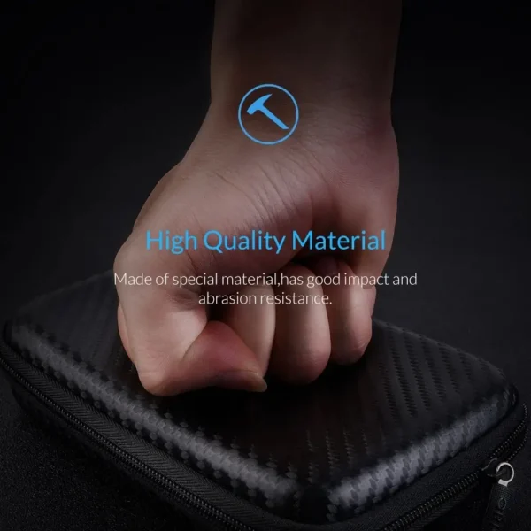 U Disk Data Cable Zipper Bag Mobile Phone Charger Protection Mobile Hard Disk Bag Storage Folding Min Storage Pocket Pouch - Image 2