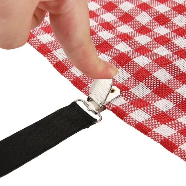 Triangle Bed Sheet Holders Fitted Sheet Clips Adjustable Sheet Suspenders Mattress Gripper Clips for Bed Mattress Cover - Image 2