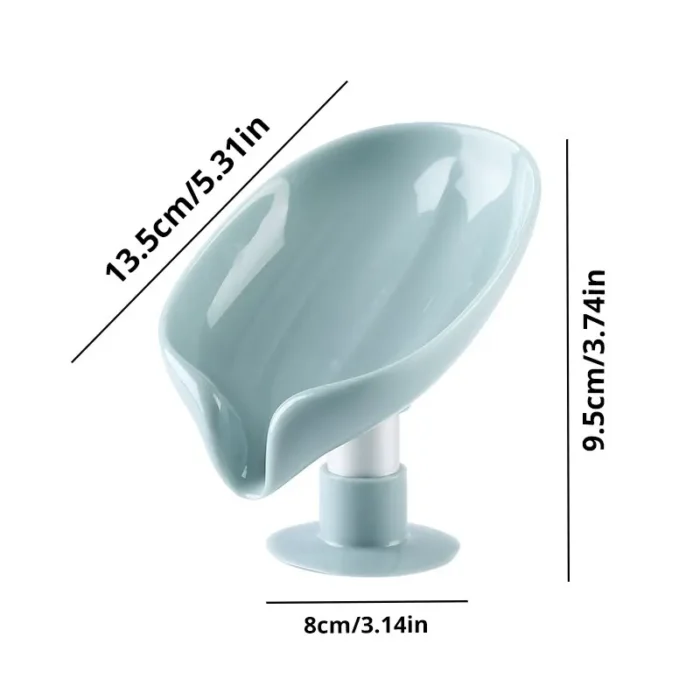 kf-S18bf315916344f94be651a5cd3891cb41 2pcs Soap Box Creative Draining Soap Storage Rack Punch Free Suction Cup Personalized Cute Household Shelf Bathroom Artifact - Image 6
