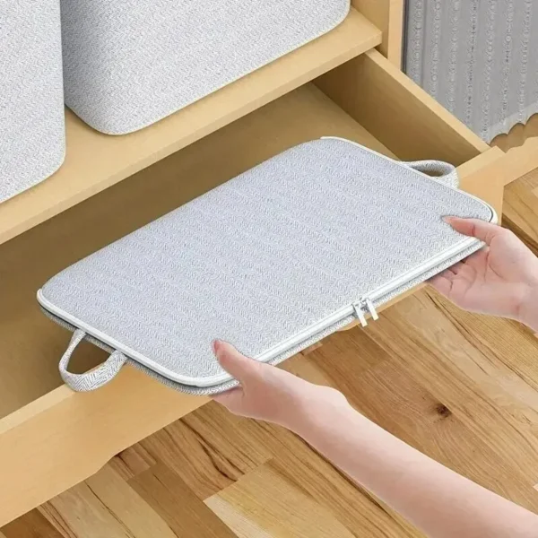 Quilt Storage Bag Large Capacity Duvet Blanket Foldable Sorting Bags Waterproof Dustproof Clothes Organizer Household Moving Bag - Image 6